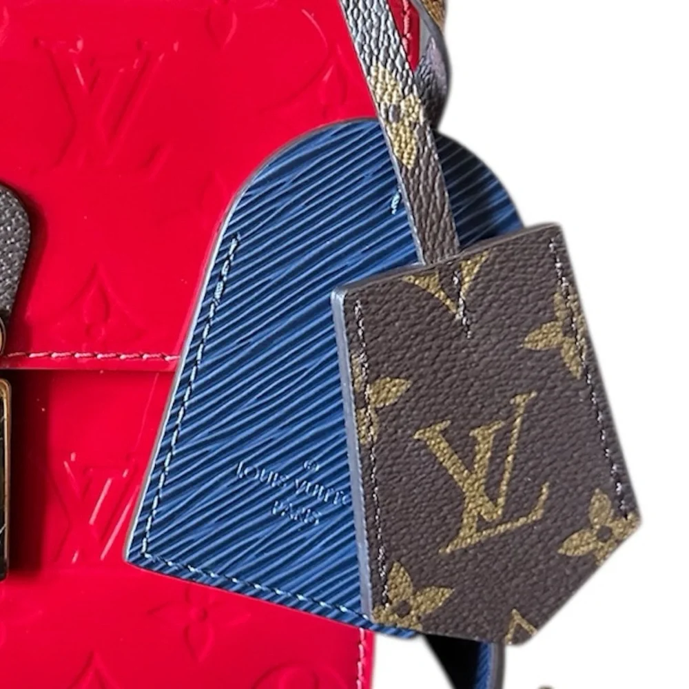 Louis Vuitton LV Monogram Spring Street patent leather 2 way bag RETAIL 3,000 - Picture 13 of 13
